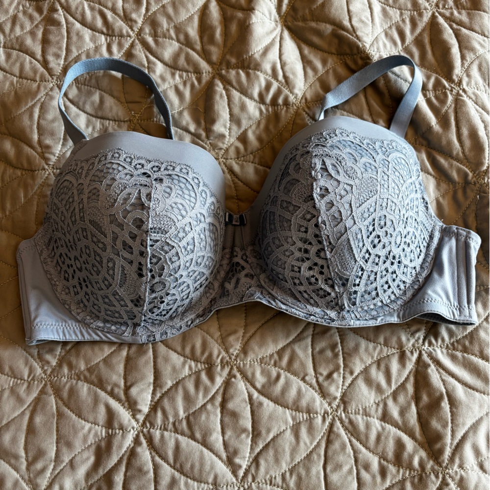 Auden Light Blue Mesh Bra